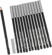 TOVINANNA 12pcs Makeup Pencil Eyeliner Eye Lining Pencil for Women Ultra-fine Tip Long-lasting Safe Skin-friendly