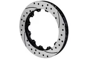 Wilwood SRP Drilled Performance Rotor L/H 14.00" O.D x 1.10" Thick, 0.251" Hole Size, 12 x 8.75" Bolt Circle, 8.25" Lug I.D WB160-8401-BK