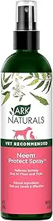 Ark Naturals Neem Protect Spray for Dogs and Cats, Soothes Irritated Skin and Relives Itching Due to Ticks and Fleas, Gentle Natural Ingredients, 8 oz. Bottle