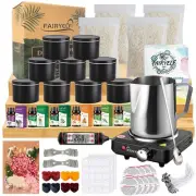FAIRYELF Candle Making Kit with Wax Melter Complete Candle Making Supplies So...