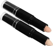 Generic 2pcs Contour Stick Cream Glitter Highlighters Contouring Stick for Women Makeup Contouring Stick Highlighter Stick Concealer Stick Contouring Stick for Makeup Plastic
