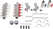 Steel Heat Manifold 5 Loop G1in Floor Heating Manifold Industry