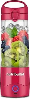 NutriBullet Portable Blender, Magenta, Blender, that Mixes Smoothies, Protein Shakes, Party Drinks & More on the go. 590ml Rechargeable Portable Blender USB-C, BPA-Free (NB07400MA)