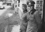 WW II German Photo -- Erwin Rommel + Hermann Hoth