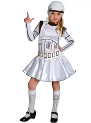 Sassy Stormtrooper Girls Star Wars Costume