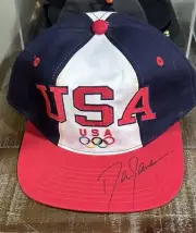 Autographed USA Olympics Dan Jansen Signed Starter Snapback Hat Cap