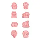 Festival Biscuits Molding Tool Silicone Cookie Embosser for Christmas Cookie
