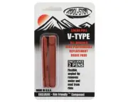 Kool Stop Linear Pull Brake Pad Inserts (1 Pair) (Salmon Compound) [KS-LPVBSA]