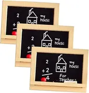 Dorable Blackboard Model for Children's Toy 3pcs Wooden Desktop Mini Blackboard