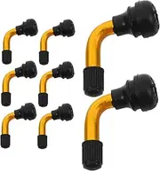 iplusmile Motorcycle Tire Valve Stem Caps 8 Pack Rubber Stem Leakproof Design Easy Installation for Scooters Bikes