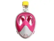 Snorkel Mask GoPro Mount Full Face 180° Panoramic View Anti Fog Diving Mask - L