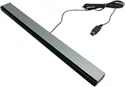 Wired Receiver for Wii, Wired Replacement Infrared Sensor Bar Receiver for Wii Wii U Motion Plus Console