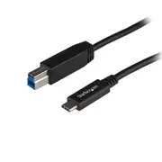 StarTech USB31CB1M USB cable 1 m USB 3.2 Gen 2 (3.1 Gen 2) USB C USB B Black