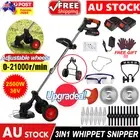 AUS Upgarded 36V 2500W Electric Cordless Grass Trimmer Whipper Snipper 2024 NEW