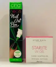 Star Nail Starlite UV Gel Clear 1 oz (28 g) + free Nail art pen