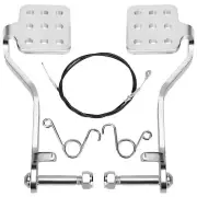 Go Kart Pedals,Go Cart Brake Pedal with 71" Throttle Cable Kit for 196cc 6.5h...
