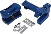 Edge Trmmer, Double Edge Trimmer Banding Machine Set Wood and Tail Trimming Carpenter Hardware for Standard Cutting of Paper, Photos or Labels Paper