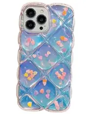 Compatible with iPhone 15 Pro Case 6.1",Cute Laser for iPhone 15 Pro 6.1"