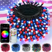 Smart LED String Lights with Remote App Control 95FT 240LED, Waterproof RGB M...