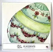 12 Hester & Cook Paper Easter Egg Placemats or Table Runner Decor 13" x 17" New