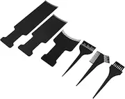 WOFASHPURET 6 Pcs Hair Dyeing Tools Hair Teasing Comb Lady Tools Women’s Suits Balayage Highlighting Board Hair Tint Applicator Tinting Brush Hair Coloring Tools Hair Dye Tool Hair Dye Kit