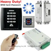 125KHz RFID Card + Password Door Access Control System + Drop Bolt Door Lock TOP