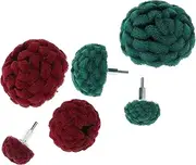 Beatifufu Polishing Drill Attachment 6pcs Stainless Steel Mushroom Buffer Wheel Abrasive Buffing Metal Glass Jewelry Easy Stain Removal
