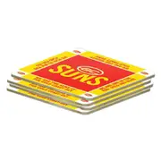 Gold Coast Suns AFL Set of 4 Cork Drinking Coasters