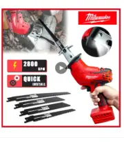 Milwaukee Cordless Electric Reciprocating Saw Wood Metal Cutting Saw Saber Porta