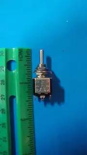 ALCO MST-205T miniature toggle SWITCH DPDT ON-OFF-(ON)