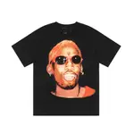 VLONE ROD-MAN AIRBRUSH T-SHIRT BLACKWHITE 聯名款人像短袖T恤短T 短袖 潮牌