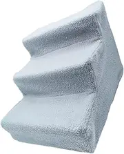 Beavorty Pet Stairs Dog Ladder for Bed Dog Climb Stairs 3 Pet Step Sponge Pet Ramp Stairs Puppy Step Stool Couchs Sofá Convertible En Cama Puppy Ladder Cashmere Lamb Portable Puppy Bed