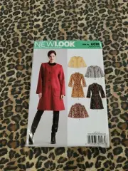 NEW LOOK Sewing Pattern 6618 JACKETS & BELT 10-22 RARE UN-CUT(2129