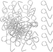GETAJGHSD Car Seat Cover Hooks 50pcs Metal s Hooks Zinc Steel s Hooks for Car Seat Back Multipurpose Hanging Hooks for Car Home Office