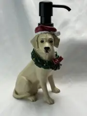 Santa's Workshop Holiday Labrador Soap Lotion Pump
