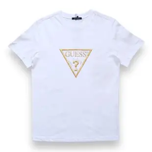 【GUESS】情侶款圓領短TEE 男生 女生 經典款式 短袖T恤