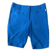 GG Blue Divot Golf Short in Caribbean NWT Size 12