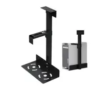 CPU Holder Under Desk Mount Adjustable Wall PC Mount Heavy Duty Computer