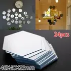 Stickers Decals Tile DIY Tiles Decal Mirror Mosaic Practical Removable