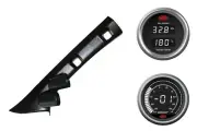 SAAS pillar pod oil/water temp boost/vacuum gauges for Mitsubishi Triton MQ MR