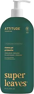 ATTITUDE Body Wash, EWG Verified, Plant- and Mineral-based Ingredients, Vegan and Cruelty-free Shower Soap, Orange Leaves, 32 Fl Oz