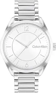 [Calvin Klein] Women's Essentials 3H 25200190 Quartz Watch, Silver White, 36 mm Case Diameter