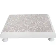 Wooden Painted Trivet Artichoke Square Hot Pot Holder