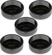 (5 Packs) Fotasy Lens Rear Caps for M42 42mm Screw Mount Lens, M42 Lens Cap, M42 Lens Rear Cap, 42mm Screw Mount Lens Cap, M42 End Cap, fits Pentax Takumar/MamiyaSekor/Helios M42 Lens, etc