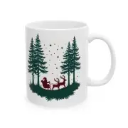 Whimsical Woods Ceramic Mug, (11oz, 15oz)
