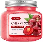 Cherry exfoliating and cleansing scrub, body cleansing scrub, cherry scrub, scrub(Cherry scrub 350g)