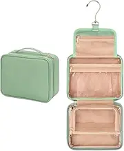 [Generic] Travel Toilet with Hook, Foldable Travel Size Toilet, Travel Toiletry for Women, Spacious Organizer with Great Comparisons for Travel Accessories, Jewelry co, Unique Attribute, Consulte la descripción