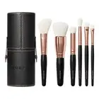 Morphe Rose Away Makeup Brushes - 6 Piece Makeup Brush Set of Eye and Face Br...