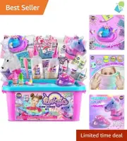 DIY Unicorn Slime Making Kit with Glitter and Charms – Perfect Birthday Gift