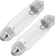 cyclingcolors 2 x Festoon Light Bulbs 12 V 5 W 11 x 30 mm SV8.5 Car Motorcycle Scooter Moped Scooter Light Bulb Rear Light Festoon